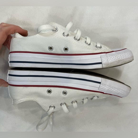 Converse White Chuck Taylor All Star Unisex Low Top Shoe US size 5.5 - Picture 7 of 13